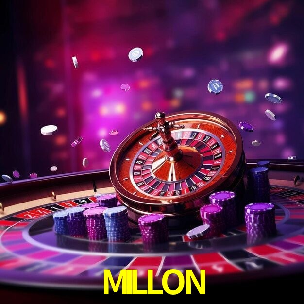 MILLON Casino - juegos, cajero y retiros Lobby MILLON Casino con mesas, rodillos, cajero y acceso móvil seguro